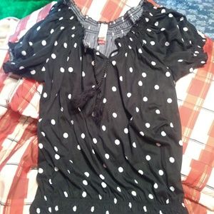 Polka dot shirt